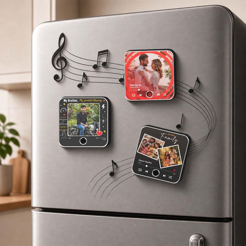 Personalized Gift for Brother, Custom Musical Fridge Magnet My Brother My Greatest Blessing Keepsake, Birthday Gift for Brother, Emotional & Meaningful Gift for Brother from Sister